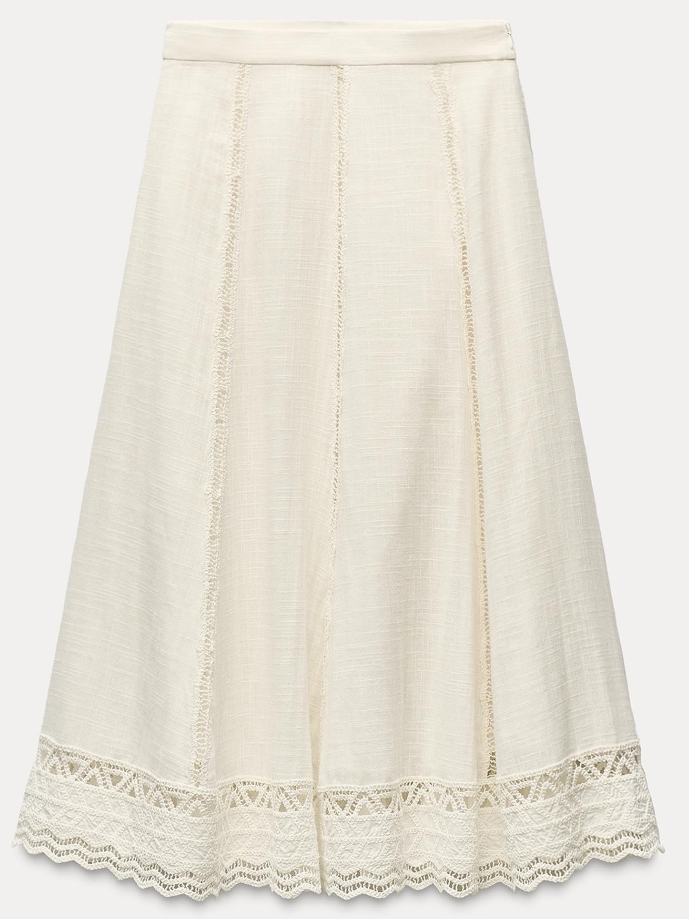 Zara cotton lace crochet top and skirt - Picture 9 of 9